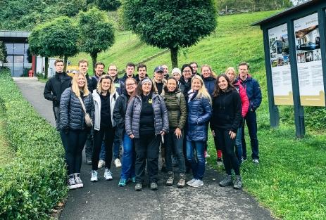 Das w1-Team, während des Teamevent "W1Olympiade"